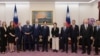 台湾副总统、当选总统赖清德在台北接见美国联邦众议院“国会台湾连线”跨党派共同主席访问团。（2024年1月25日）