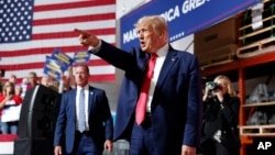 Trump, Cumhuriyetçi başkan aday adaylarının tartışması sırasında Michigan'da miting yaptı- 27 Eylül 2023