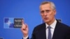 NATO Secretary-General Jens Stoltenberg speaks during a media conference ahead of a meeting of NATO defense ministers at NATO headquarters in Brussels, Feb. 13, 2023.