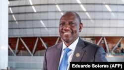  Le président du Kenya, William Ruto, lors de la 36e session ordinaire de l'Assemblée de l'Union africaine (UA), Addis-Abeba, le 19 février 2023. 