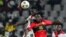 Ismahila Ouedraogo face à Mabululu lors du match entre l'Angola et le Burkina Faso au Stade Charles Konan Banny à Yamoussoukro le 23 janvier. 2024.