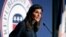 FILE - Former U.N. Ambassador and former South Carolina Governor Nikki Haley speaks during the Iowa Republican Party's Lincoln Dinner in West Des Moines, Iowa, June 24, 2021.