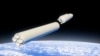 FILE - In this video grab provided by RU-RTR Russian television via AP on March 1, 2018, a computer simulation shows the a hypersonic vehicle being released from booster rockets high above the Earth's orbit.