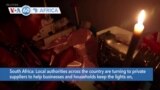 VOA60 Africa - Rolling blackouts continue to plague South Africa