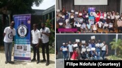 Montagem Academia de Liderança Comunitária - iniciativa em que Filipe Ndofula está envolvido