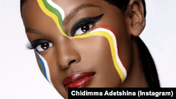 La candidate Miss Afrique du Sud, Chidimma Adetshina.