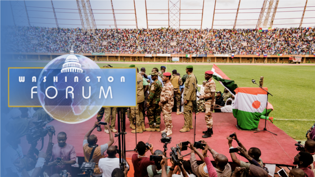 Washington Forum : la situation au Niger Washington Forum : la situation au Niger