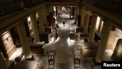 A general view shows the Egyptian Museum during a news conference by Egypt's ministry of tourism and antiquities that unveiled a renovated wing at the museum, in Cairo, Feb. 20, 2023. 