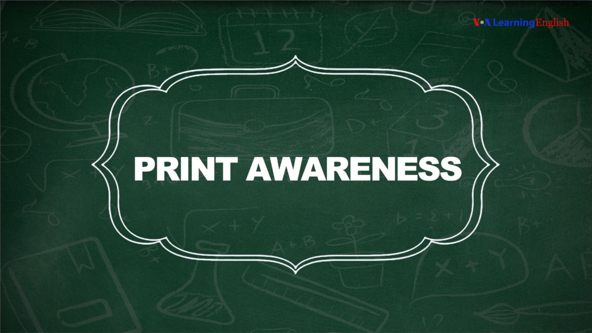 Print Awareness Teaching Tips
