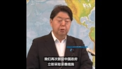 日本外相呼吁中方采取行动避免紧张升级