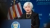 លោកស្រី Janet Yellen រដ្ឋមន្ត្រី​ហិរញ្ញវត្ថុ​សហរដ្ឋ​អាមេរិក​​ថ្លែង​អំពី​ទំនាក់ទំនង​សេដ្ឋកិច្ច​រវាង​អាមេរិក​និង​ចិន នៅ​សាលា​នៃ​ការសិក្សា​​អន្តរជាតិ​ជាន់​ខ្ពស់ (SAIS) ​នៅ​សាកលវិទ្យាល័យ Johns Hopkins នៅ​រដ្ឋធានី​វ៉ាស៊ីនតោន កាល​ពី​ថ្ងៃ​ទី​២០ ខែ​មេសា ឆ្នាំ​២០២៣។