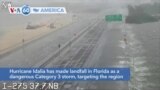 VOA60 America- Hurricane Idalia has made landfall in Florida as a dangerous Category 3 storm