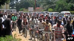 Une manifestation contre l'homosexualité en mars 2009 dans la capitale burundaise Bujumbura.