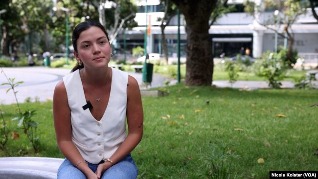 Gabriela Castillo cursa Estudios Liberales en una universidad privada de Caracas
