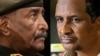 FILE — A combination of file pictures created on April 16, 2023, showing
SAF chief Abdel Fattah al-Burhan (L) and RSF commander, Gen. Mohamed Hamdan Daglo ( also known as Hemedti), (R).