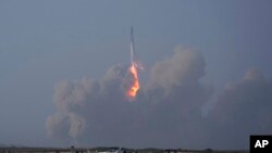 SpaceX's Starship launches from Starbase in Boca Chica, Texas, April 20, 2023.