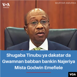 Shugaban CBN, Godwin Emefiele