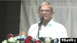 স্বাধীনতা দিবস উপলক্ষে রাজধানী ঢাকার মহানগর নাট্যমঞ্চে বিএনপি আয়োজিত আলোচনা সভায় দেয়া বক্তব্য রাখছেন বিএনপি মহাসচিব মির্জা ফখরুল ইসলাম আলমগীর। শনিবার, ২৫ মার্চ, ২০২৩। 