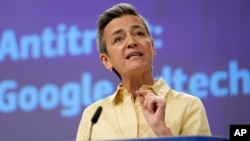 Komisioner Persaingan Uni Eropa Margrethe Vestager