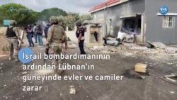 İsrail bombardımanının ardından Lübnan’ın güneyinde evler ve camiler zarar gördü 