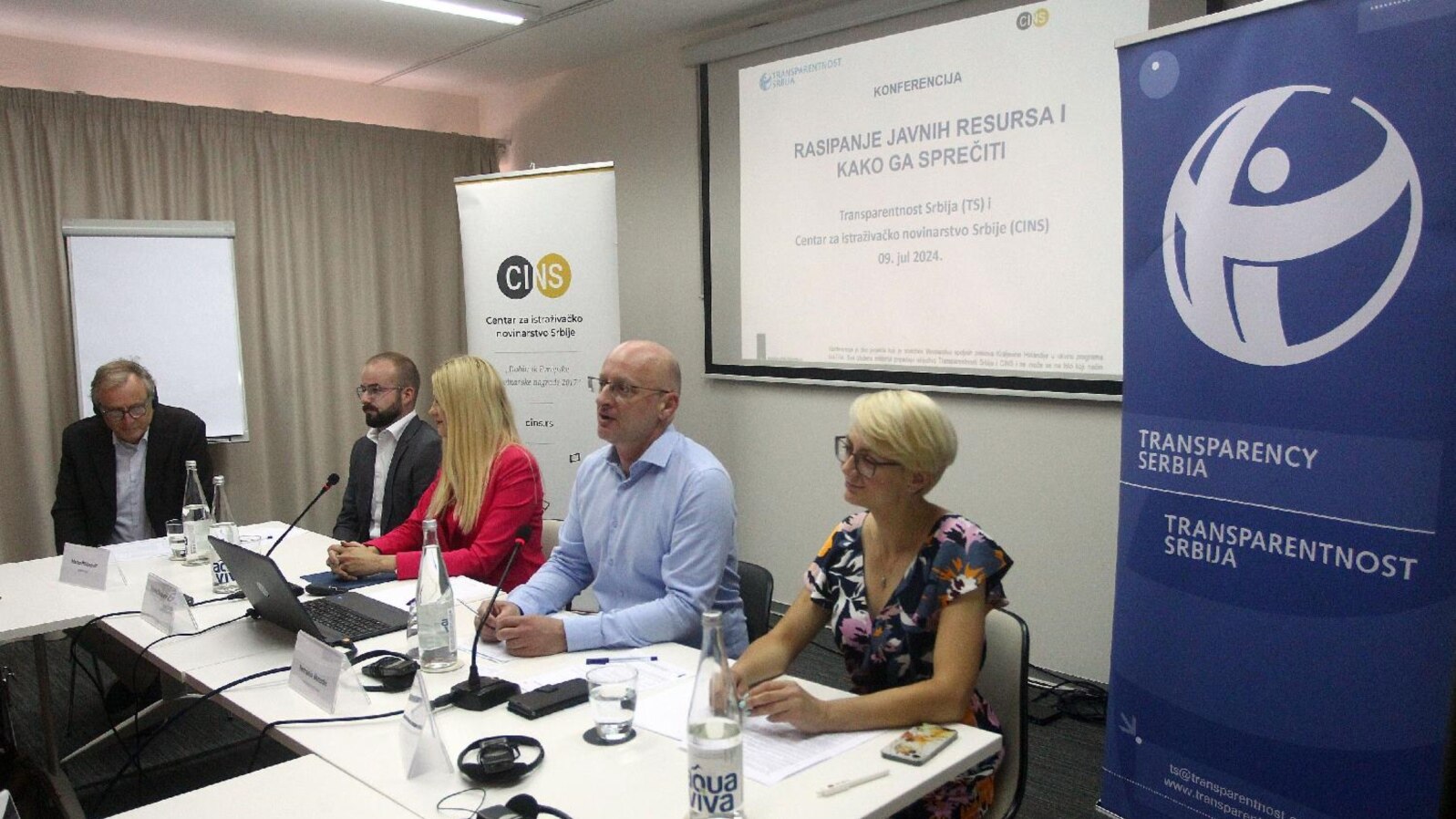 Konferencija organizacije Transparentnost Srbija o rasipanju javna sredstva u Srbiji i sprečavanju te pojave (foto: FoNet)
