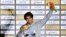 India's Neeraj Chopra celebrates winning gold in the men's javelin throw at the World Athletics Championship, Budapest, Hungary, Aug. 27, 2023.