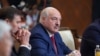 In this photo distributed by the Russian state agency Sputnik, Belarusian President Alexander Lukashenko attends the Shanghai Cooperation Organization member states leaders' summit in Astana, July 4, 2024. He has detained thousands who oppose him. (Sergei Savostyanov/Pool/AFP)