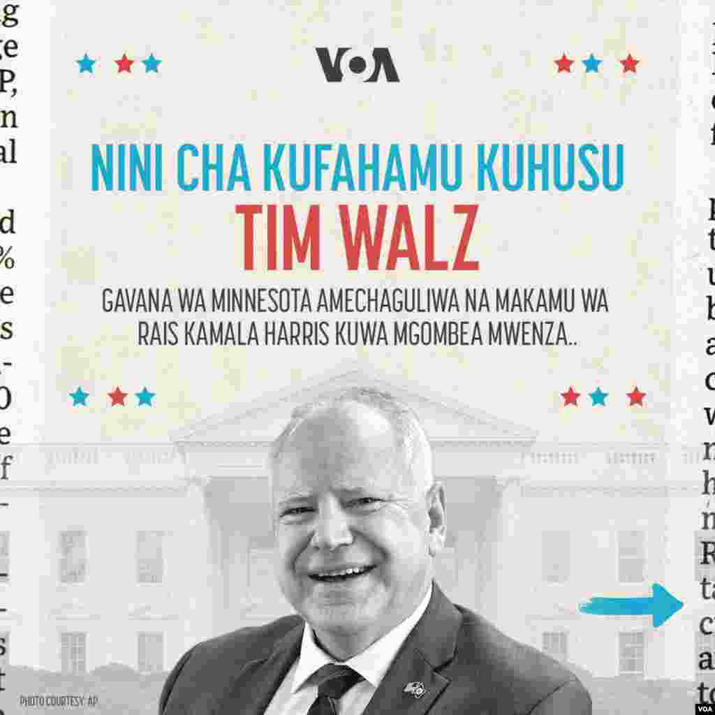 Nini cha kufahamu kuhusu Tim Walz