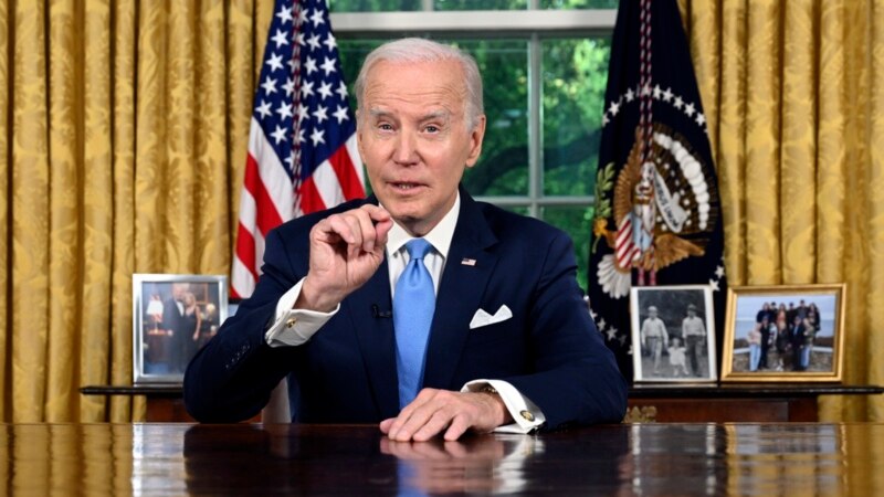 Biden Highlights Compromise in Oval Office Remarks on US Avoiding Default   ...
