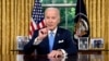 El presidente Joe Biden se dirige a la nación sobre el acuerdo presupuestario que eleva el límite de la deuda federal y evita el incumplimiento del gobierno de EEUU, desde la Oficina Oval de la Casa Blanca en Washington, el 2 de junio de 2023.