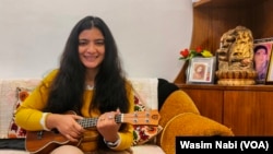 Juhi Singh is one of the well known female singers and ukulele players from the Indian side of Jammu and Kashmir.