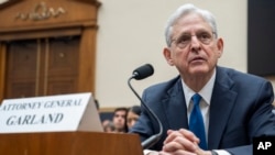 Attorney General Merrick Garland testifies during a House Judiciary Committee hearing on the Department of Justice, on Capitol Hill in Washington, June 4, 2024.