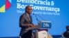 Ulisses Correia e Silva, primeiro-ministro de Cabo Verde, conferência “Liberdade, Democracia e Boa Governança", Sal, 8 abril 2024