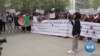 Afghans Protest in Paris During UN Conference in Doha, Qatar