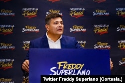 Candidato de la oposición a la primaria del 22 de octubre, Freddy Superlano. [Tomado de Twitter]