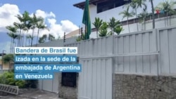 Bandera de Brasil fue izada en la sede de la embajada de Argentina en Venezuela