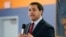 FILE - Wisconsin Attorney General Josh Kaul speaks at a campaign stop on in Milwaukee, Wisconsin, Oct. 27, 2022. Kaul filed felony forgery charges against three individuals for falsely claiming former President Donald Trump had won the state in 2020.