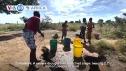 VOA60 Africa - Millions of people in rural Zimbabwe threatened with hunger during drought