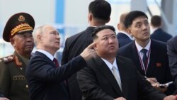 မြောက်ကိုရီးယား ခေါင်းဆောင် ရုရှားစစ်လက်နက်တွေ လေ့လာ