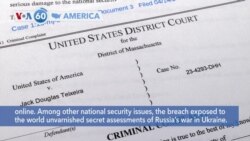 VOA60 America - Guardsman Indicted on Charges of Disclosing Classified National Defense Information