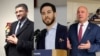 Amer Ghalib, Abdullah Hammoud dan Bill Bazzi (dari kiri ke kanan) menjadi wali kota Muslim keturunan Arab pertama yang terpilih di Hamtramck, Dearborn dan Dearborn Heights. (Foto: AP/VOA)