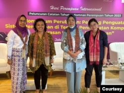 Ketua Komnas Perempuan Andy Yentriyani (paling kanan). Foto: Komnas Perempuan