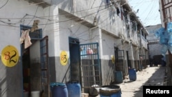 A view of an empty cell block at the National Penitentiary following violent clashes that led to a prison break, in Port-au-Prince, Haiti, March 3, 2024. 