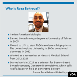 Bio of Reza Behrouzi.
