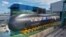 FILE - This undated handout photo released Sept. 28, 2021, by South Korea's Defense Ministry shows South Korea's 3,000-ton-class SLBM submarine at Hyundai Heavy Industries' shipyard in Ulsan. 