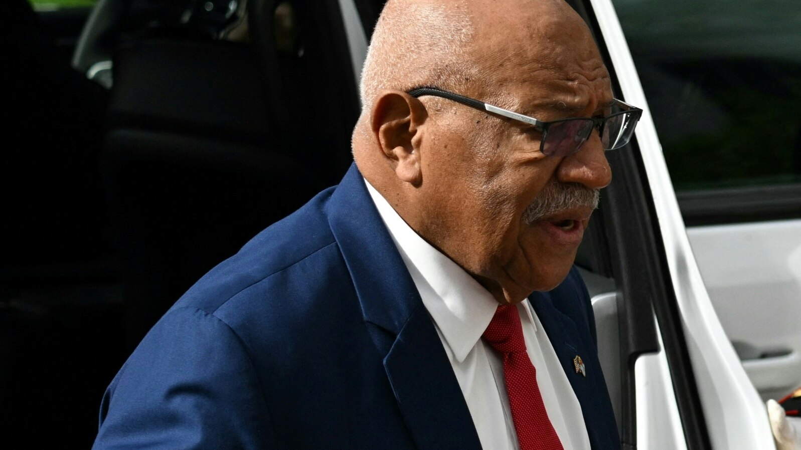 FILE - Fiji's Prime Minister Sitiveni Rabuka arrives for the Pacific Islands Forum (PIF) Summit, hosted by US President Joe Biden, at the White House, Sept. 25, 2023. Rabuka is visiting China this week, ahead of a Pacific Islands Forum.