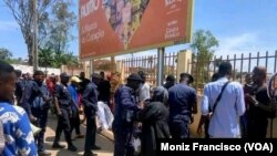 Manifestação dos estudantes no Uíge impedida pela polícia