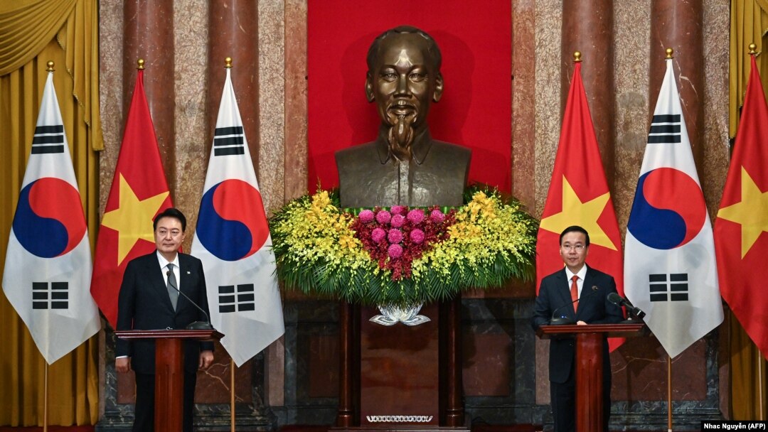 Đây là chuyến thăm đầu tiên của ông Yoon Suk Yeol trên cương vị Tổng thống Hàn Quốc