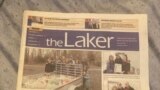 Edición impresa de The Laker en Fall River, estado de Nueva Escocia. Cuando cerró el periódico, el antiguo editor creó una publicación digital que ha tenido considerable éxito entre los lugareños.