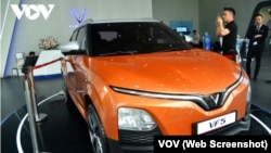 Mẫu xe VF 5 của VinFast. Hãng xe điện Việt Nam đang triệu hồi hàng nghìn xe VF 5 Plus do lỗi trong hệ thống đèn.